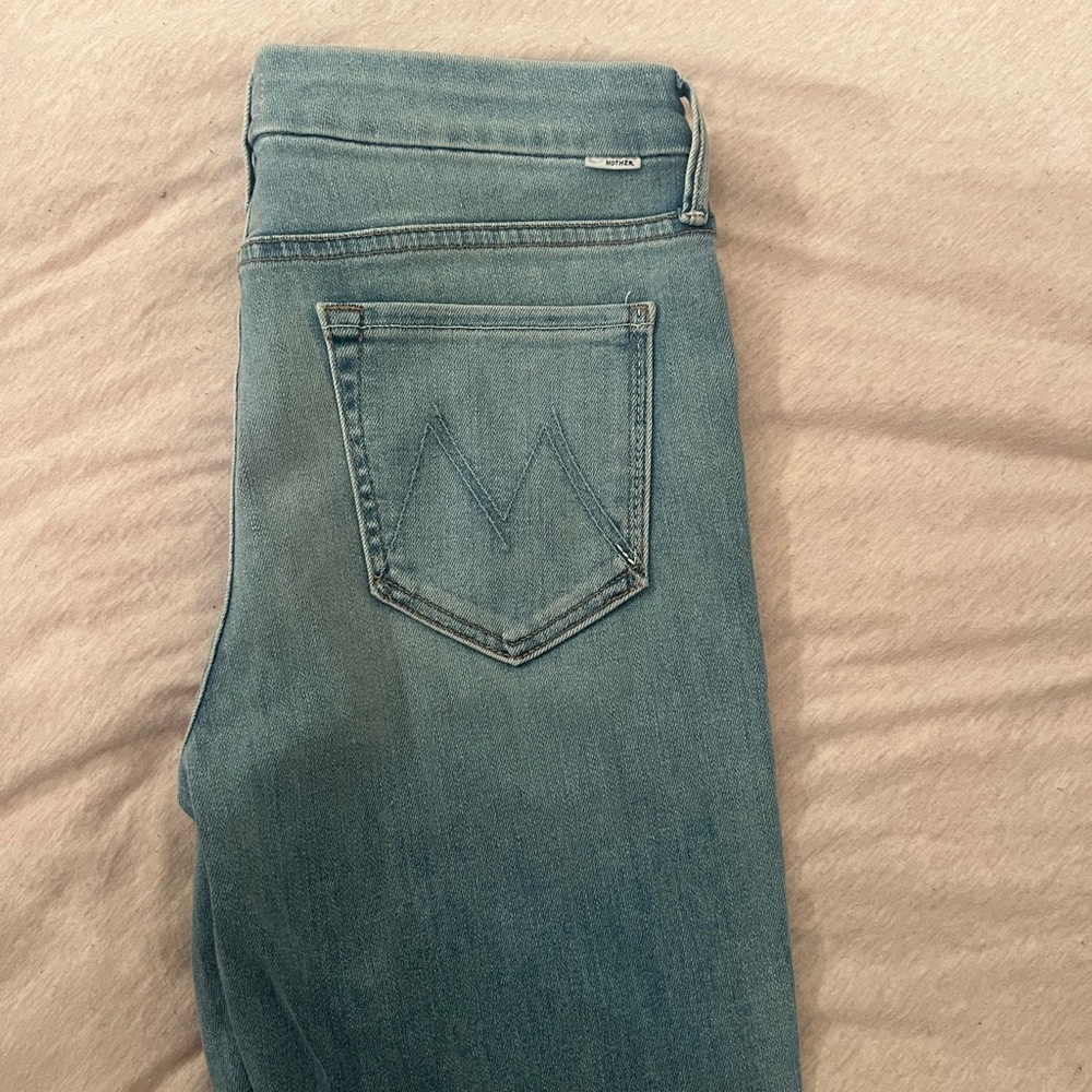 MOTHER Light Blue skinny jeans